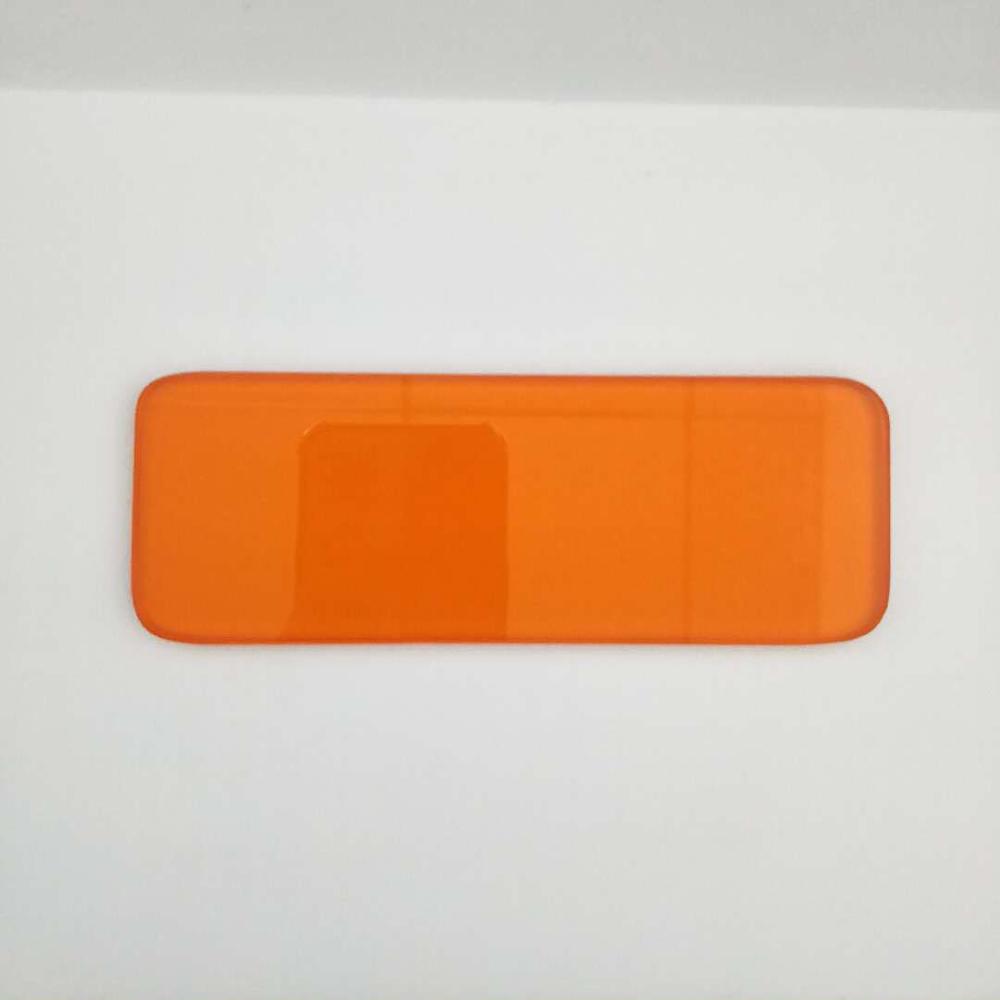 Color Glass Uncoated Yellow Optical Window Glass