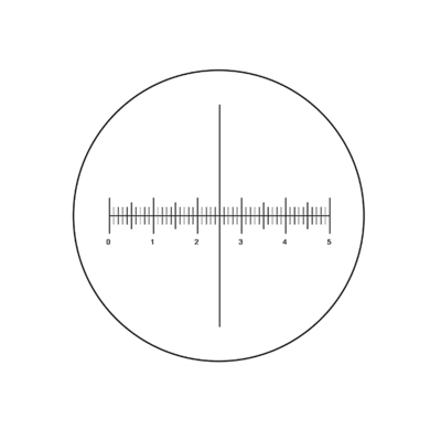 RCH-1220  Micrometer Reticle For Goniometer Crosshair Scale